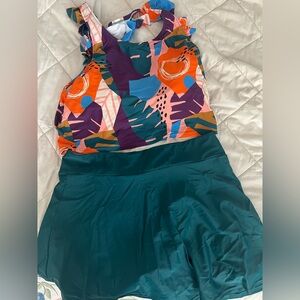 Latched Mama Colorful Swim Dress
